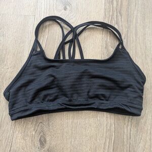 Navy Athleta Strappy Sports Bra, Med/Large